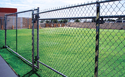 Chain link fence