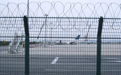 Airport fence