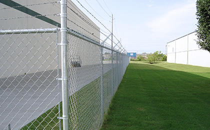 Chain link fence