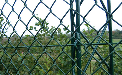 Chain link fence