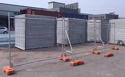 Temporary fence